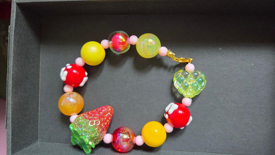 Kids Strawberry Bracelet