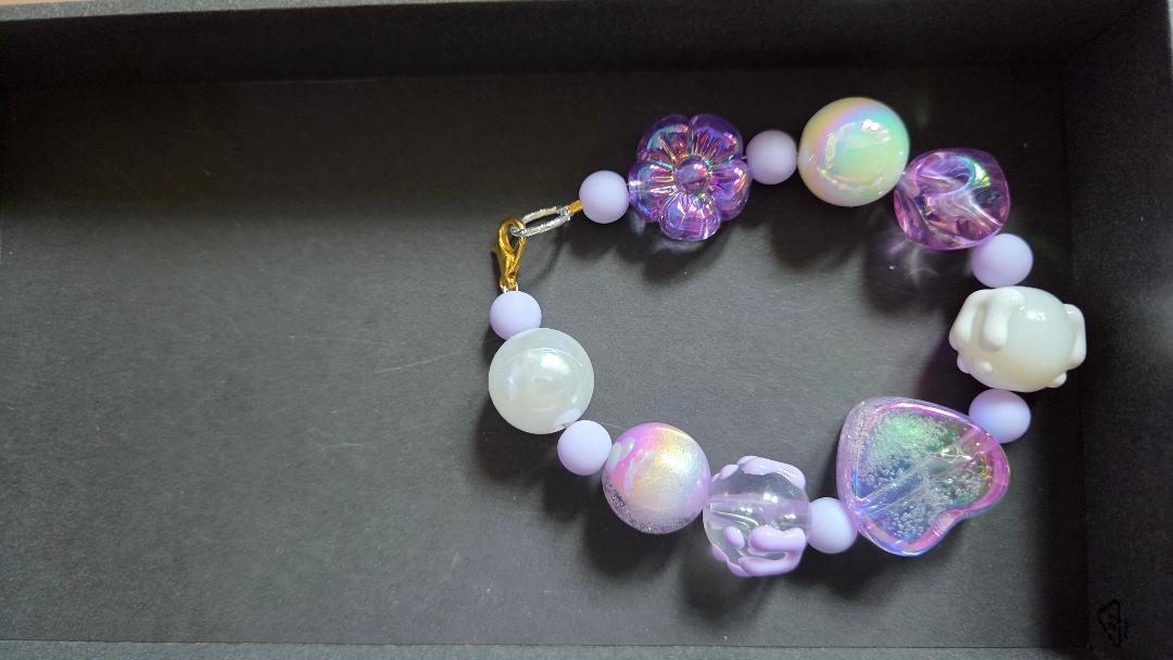Kids Purple Heart Bracelet