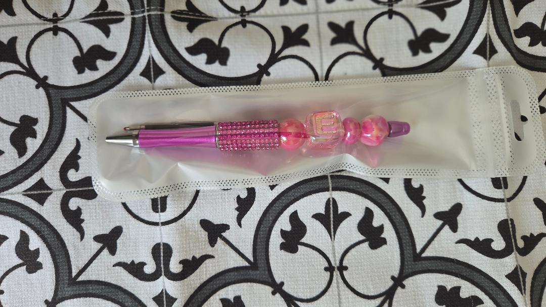 Pink Bead Pen