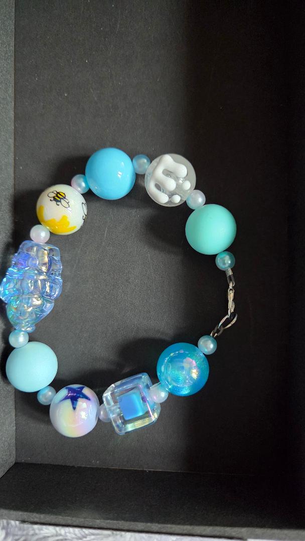 Blue Ice Cream Bracelet