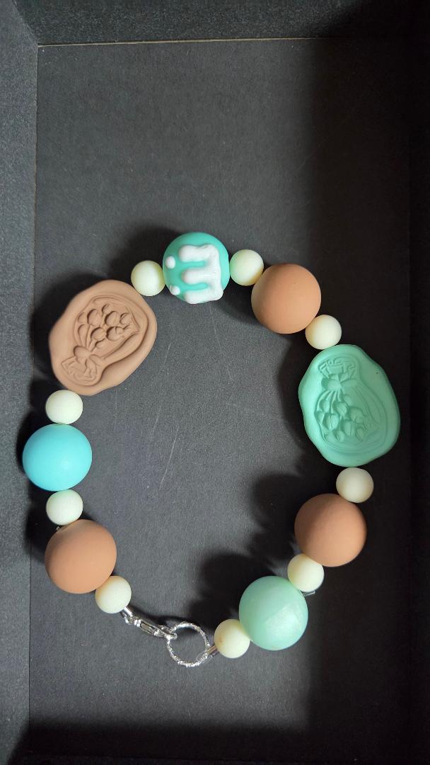Blue and Brown Bracelet