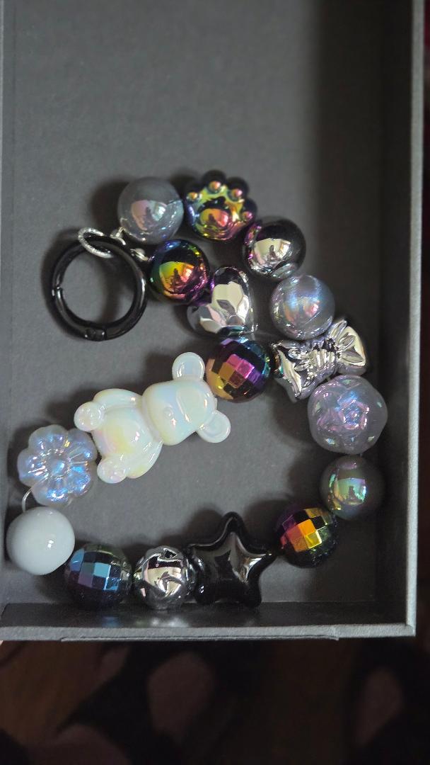 Black Teddy Keychain