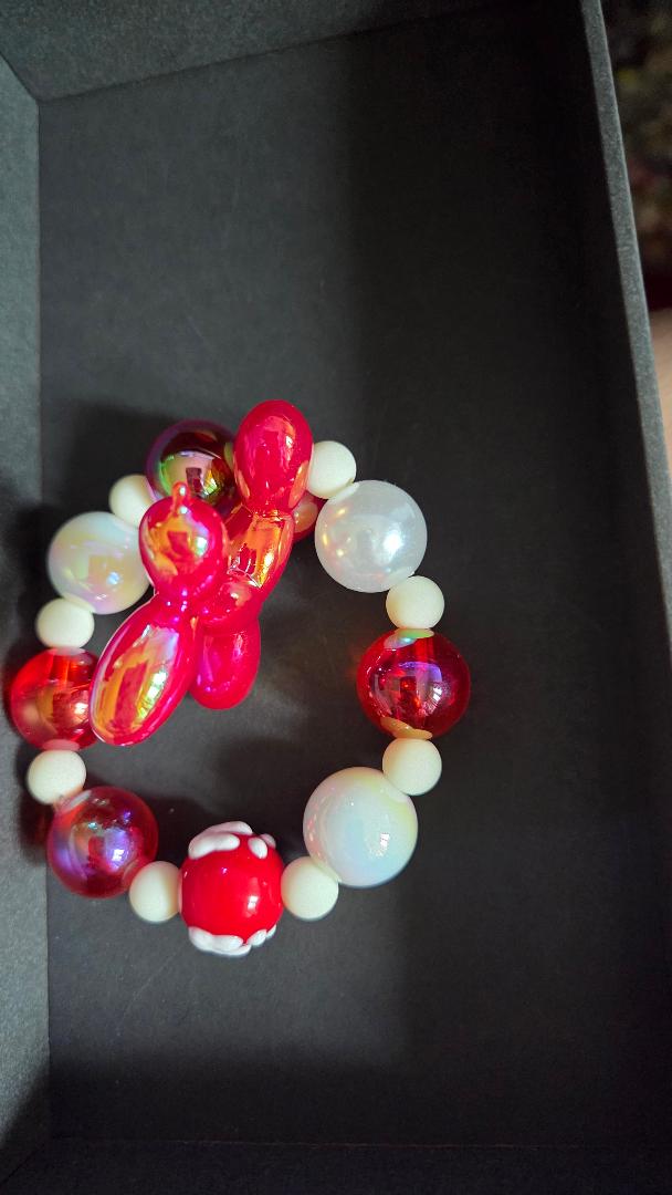 Kids Red Dog Bracelet