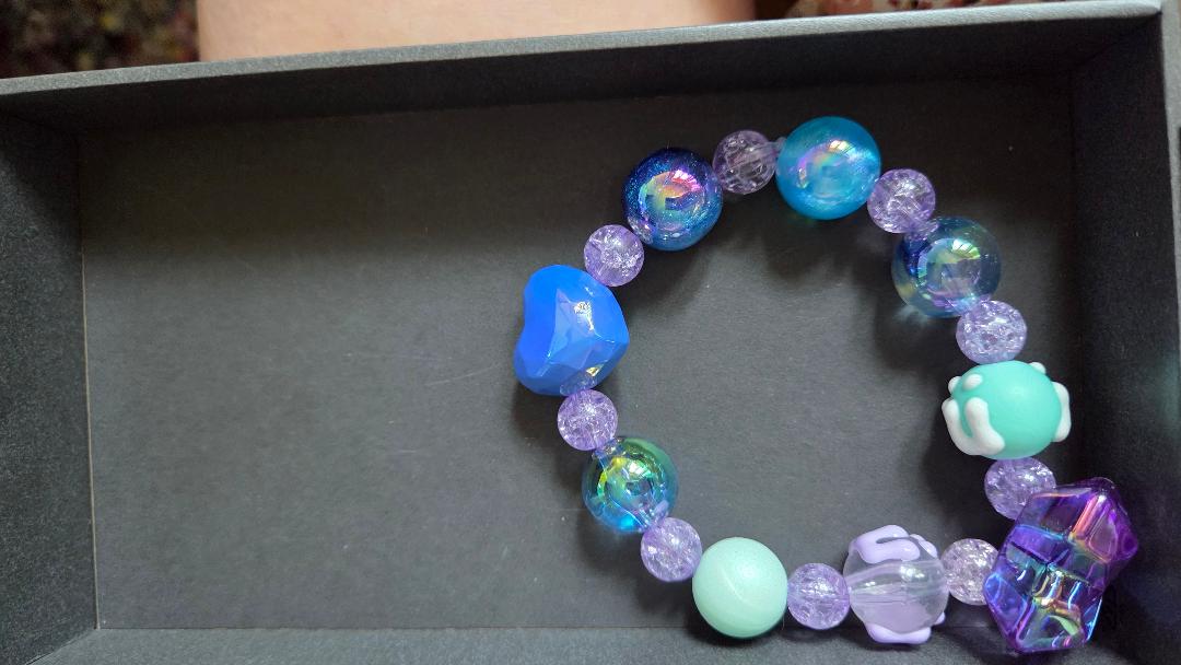 Kids Blue Heart Bracelet