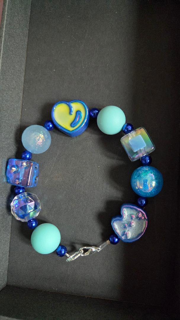 Blue Cat Bracelet