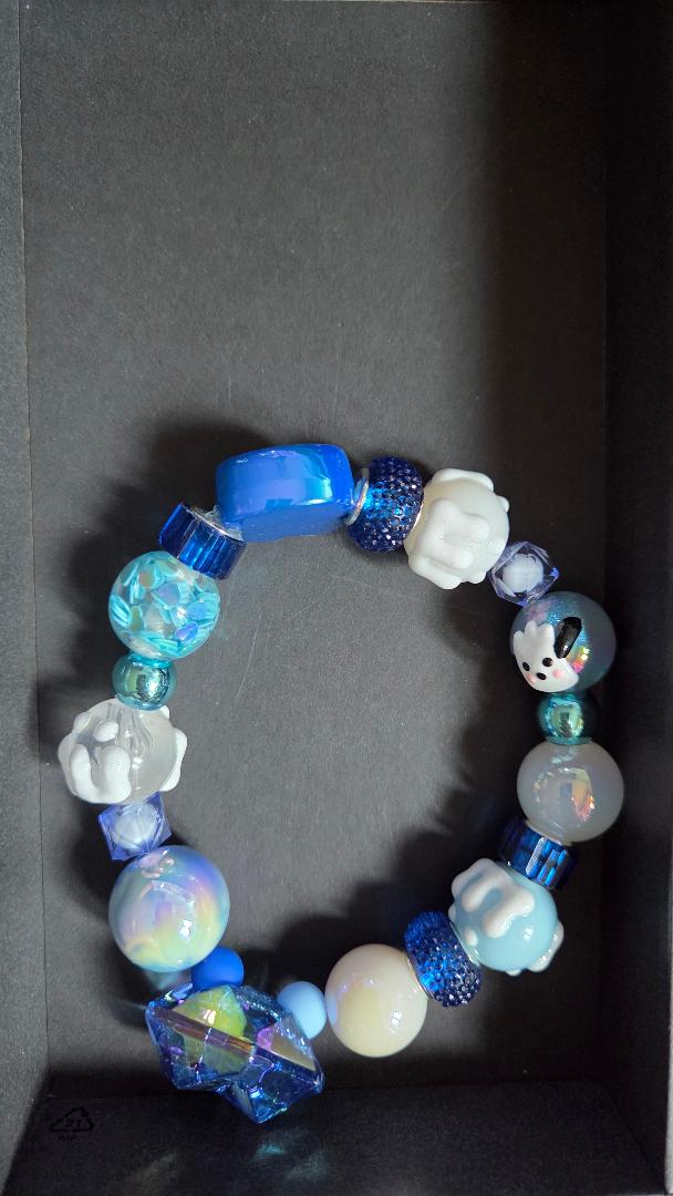 Blue Heart Bracelet