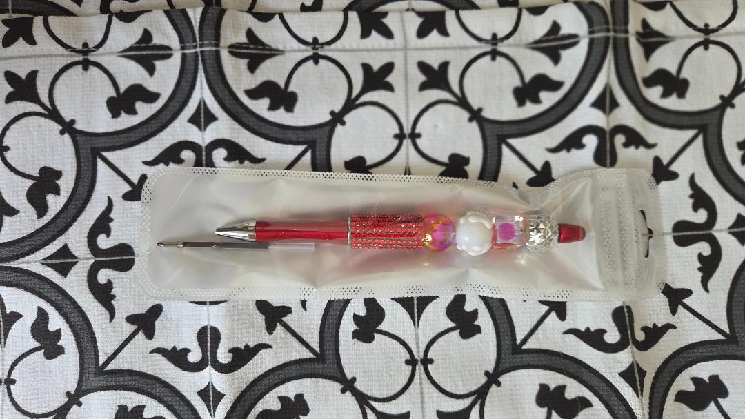 Red Bead Pen
